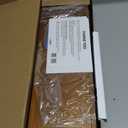 Walnut Nursery Book Shelves Wall Set of 4, Dark Wood Scalloped Floating Bookshelf for Wall, Cloud Wooden Hanging Shelving Unit for Kids Bedroom Baby Child Toddler Room Kitchen (Walnut Brown)