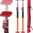 3rd Hand Adjustable Support System, Durable Steel Support Rods for Cabinet Jacks, Cargo Bars, and Drywall - Extends from 24" to 40", 2 Pack Load-Bearing Capacity 264 lb (120 kg)