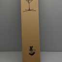 CozyNova Shopping Bag Rack: Adjustable Height & Base, Premium Metal Display Stand for Stores & Malls, Holds Up to 50lbs, Foldable & Space-Saving Design (Black)