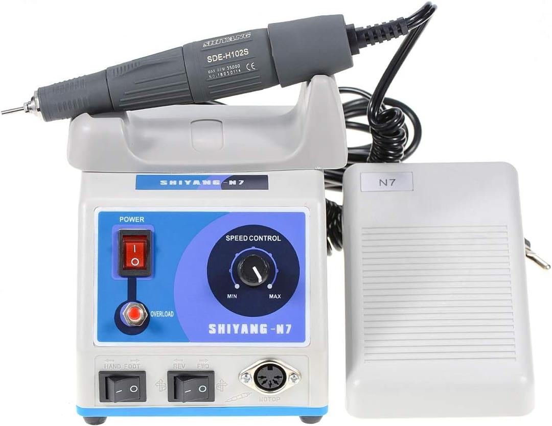 35K RPM Grinder SY7+H102S Lab Equipment For Lab,Jewelry,Ceramics,Silicone,Glasswork,Woodcarving, Artware