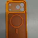 TOCOL for iPhone 17 Pro Max Case, Compatible with Magsafe Charger, Full Camera Protection, Translucent Matte for iPhone 17 Pro Max Phone Case 6.9 inch (Orange)