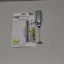 Primula Milk Frother, Handheld Whisk, Drink Foamer, Mini Blender Mixer For Coffee, Frappe, Bulletproof, Matcha, Espresso. Battery Operated, Easy To Clean And Use, Chrome, Óggi STRAPLESS STEEL Cocktail Straws