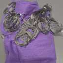 10ft x 10ft Lavender Tulle Photo Backdrop Curtain with Lights String for Parties Wedding Bridal Shower Sheer Lavender Curtain Backdrop for Birthday Baby Shower Photo Booth Photography