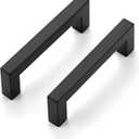 Ravinte 30 Pack 3-3/4 Inch Square Cabinet Handles Matte Black Pulls Drawer Pulls Kitchen Hardware Handles