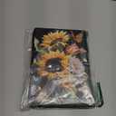 Sunflowers Butterfly Case for All-New Kindle Fire HD 10 Tablet 10.1" (13th Generation, 2023 Release), PU Leather Folding Stand Cover with Multi-Viewing Angles Auto Sleep & Wake