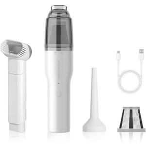 OOYY Car Vacuum Cleaner, 2-in-1 Vacuum Cleaner, Portable mini Cordless Vacuum Cleaner with Blowing and Inflating Functions, Suitable for Home and car use.