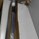 Long Tension Rod 41-144inch Black Tension Curtain Rods no Drilling 1.26" Diameter Adjustable Outdoor Curtain Rod for Windows,Shower,Patio,Doorway,Heavy Duty Spring Rods