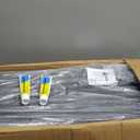 Upholstered Queen Headboard - Easy Assemble Channel Stitched Headboard Queen Size - Wall Mounted Headboards with 3D Soundproof Wall Panels Peel & Stick Floating Headboards, Grey (Gray)