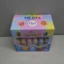 24 Colors Tie Dye Kit, Tie Dye Set for Kids, Pre-Filled Bottles, Non Toxic Permanent Fabric Dye Art Set, Easy DIY Fabric Art - Create Fun (24 Colors)