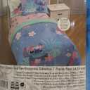 Jay Franco Disney Lilo & Stitch Paradise Dream 7 Piece Queen Bed Set - Includes Reversible Comforter & Sheet Set Bedding - Super Soft Fade Resistant Microfiber (Official Disney Product)