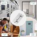 4 Inch Quick Release Hinge, Stainless Steel 304, Detachable, Spring Release Hinges with 6 Holes for Cabinet Lids, Electrical Enclosure Doors, Horizontal & Vertical Mounting (2, 4 inch)