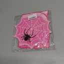 Ghost Spider Web Birthday Party Banner, Pink Spider Banner Flags Pre-strung Spider Web Birthday Flags Sign Party Supplies (pink)