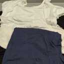 Riyiper 3 Pack Women's Maternity Tunic Shirts Cotton Summer Pregnancy Clothes Loose Oversized Split Side Blouse Tops S