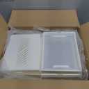 Shoe Storage, 12 Pack X-Large Shoe Organizer for Closet, Shoe Boxes Clear Plastic Stackable Shoe Storage Boxes for Size 13 (White)