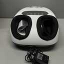 Shiatsu Foot Massager Machine with Heat & Remote, 2026 Upgraded Deep Kneading Feet Massager for Plantar Fasciitis & Neuropathy, 3 Heat Levels, Multi-Mode Massage, Auto-Off Timers, Gifts for Women Men (White)