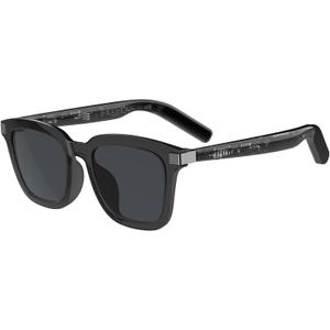 Smart Glasses for Women Men, UV400 Polarized Curved Lenses Bluetooth Sunglasses, Auto On/Off by Wearing Sensor, Audio Music Glasses with Speaker, Wide FaceBluetooth Glasses for Travel Work Driving-G