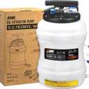 EWK 10.5L Pneumatic/Manual Oil Extractor Pump for Oil Change, Fluid Extractor for Automotive Fluids Vacuum Evacuation