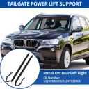X AUTOHAUX Rear Left Right Tailgate Power Lift Support for BMW X3 F25 Series 2011-2017 Liftgate Power Hatch Shock Strut No.51247232003 Electric Trunk Power Liftgate 1 Pair