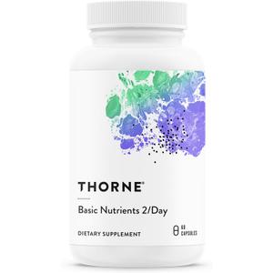 THORNE Basic Nutrients 2/Day, Vitamin & Mineral Formula, 60 Capsules