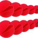 meekoo 10 Packs 10/40 Pack Red Clown Nose Red Foam Sponge Nose for Halloween Christmas Cosplay Comic Party Supplies
