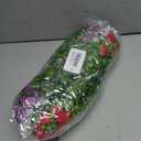INQCMY Artificial Flowers for Outdoors Faux Plants Fake Flowers Spring Summer Decoration,12 Bundles Faux Silk Colorful Daisy Realistic UV Resistant for Outside Home Planter Window Porch Patio Yard
