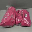 Peomeise 50pcs Fuchsia Spandex Chair Sashes with Buckle Slider for Wedding, Party Decoration