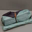 WhiteFang Beach Tent Anti-UV Portable Sun Shade Shelter for 3/4/6/8 Person, Extendable Floor with 3 Ventilating Mesh Windows Plus Carrying Bag, Stakes and Guy Lines (Mint Green)