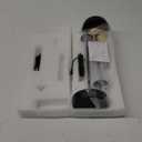 2Pack Rechargeable Cordless Table Lamp, Portable Powered LED Battery 6000mAh Metal USB Desk Lamp, 3 Levels Brightness Light for Restaurants Outdoor (2pack Black)