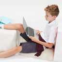 French Toast Boys' Adjustable Waist Stretch Flat Front Shorts (Standard & Husky) for School Uniform (Gray)