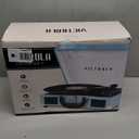 Victrola Journey Bluetooth Portable Suitcase Record Player  with Built-in Speakers, 3 Speed Vinyl Record Player, RCA Out, Headphone Jack (Turquoise)