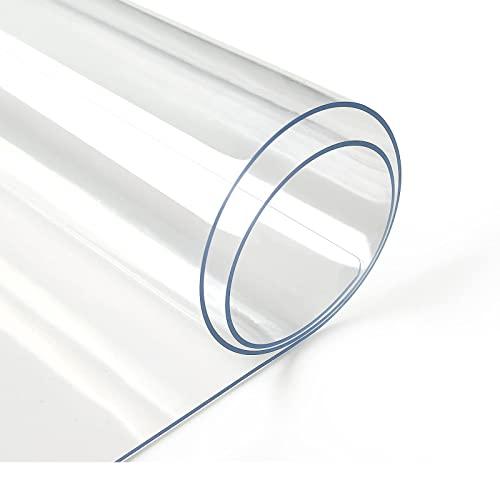 Deep Dream 1.5mm Clear Desk Cover Protector, 18×17 Inch Clear Desk Cover, Rectangular Vinyl Desk Pad, PVC Plastic Table Cover for Office, Dresser, Night Stand, Computer & Writing Desk Tabletop