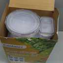60 PCS Food Storage Containers with Lids Airtight, Total 718oz Leakproof Containers Set for Kitchen Storage, Meal Prep, Reusable Plastic, Microwave/Dishwasher Safe, Extra Labels & Pen