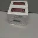 2 x MEEDEE Rust Velvet Ribbon 1 Inch Single Face Nylon Velvet Ribbon 2 Rolls 20 Yards Rust Red Ribbons for Christmas Tree, Gift Wrappig, Rustic Wreath, Velvet Bow Making, Floral Bouquet, Home Decor