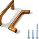 LIMUR 10 Pack 3 Inch (76 mm) Hole Center Antique Brass Cabinet Pulls - Solid Zinc Alloy Kitchen Cabinet Handles, Drawer Pulls,Drawer Handle, Wardrobe & Dresser Handles, Cupboard Hardware