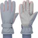 Century Star Winter Ski Gloves Women Waterproof Snow Gloves for Women Warm Snowboard Gloves for Snowmobile/Hiking Outerdoor (Blue)