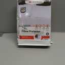 Guardmax Terry Cotton Pillow Protector with Zipper Queen Size - 2 Pack -100% Waterproof, Bed Bug Proof, Dust Mite Proof, & Hypoallergenic Pillow Covers - Premium Zippered Pillow Cases. (20 X 26)