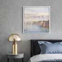 Canvas Frame, 2 Pack Square Floating Frame for 10x10 Oil Paintings, Stretched Canvas Pictures Prints, Home Office Living Room Wall Decor (White)