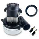 Upgraded 116472-13, 116472-00 120V Vacuum Motor, 2 Stage/ 112CFM / 1300W / 120V / 5.7 Inch, Includes Motor Gasket/2 Additional Pair, Replacement for Beam Vacuflo AirVac AstroVac Central Vacuum