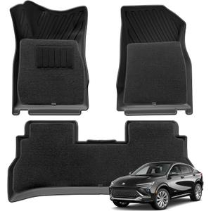 SMABEE Fit for 2024 2025 Buick Envista Floor Mats with Blanket Carpet All Weather TPE Floor Liners 1st 2nd Row Car Mats Waterproof Interior Accessories