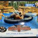 Inflatabull - Inflatable Pool Float Toy with Bull - Swimming Pool Floatie for Families, Adults, and Kids Ages 9 and Up