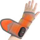 Cordless Wrist Heating Pad for Arthritis and Carpal Tunnel Relief, Hand Heating Pad with 3 Vibratiion and Heat Modes, Heated Wrist Brace for Left Or Right Hand