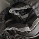 FAIR WIND 2 Pack Oversized Padded Camping Chair Heavy Duty Quad Fold Arm Chair Portable for Outdoor - Support 500LBS, Black