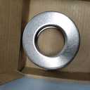 1.5" Stainless Steel Flat Washer (1.625" ID, 3" OD), 304 Stainless Steel 18-8, Bright Finish, Pack of 6