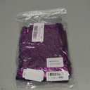 GUOLEZEEV Women Sequin Smocked High Waisted Flowy Glitter Sparkly Metallic Shorts (Purple, M)