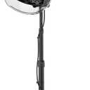 Professional Standing Hair Dryer - 1875W Floor Standing Hooded Dryer Hair Bonnet with Ionic Generator for Professional Salon Station Spa Home Use Hair Drying Treatment Adds Shine Volume (Gray)