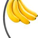 Banana Holder Stand - Hanging Hook Stands, Banana Hanger Hook Stand for Kitchen Counter (Modern, Full Black)