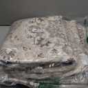  Boho Area Rug Vintage Rug for Living Room Bedroom Office Kitchen Entrance Dining Room Non Slip Soft Low-Pile Farmhouse, Beige (4' x 7'10)