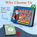 2 x Dad Joke Calendar 2026, Page A Day Tear Off 365 Daily Jokes, Funny Desk Calendar with Back Support and Groove for Joke Lovers, Birthday Christmas New Year Father's Day Gift for Dad & Men