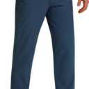 CNBQDD Dress Pants for Men Lightweight Golf Casual Slacks (Blue, L)
