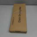 2 x CHIKILLA Silicone Dish Drying Mat for Kitchen Counter, Fast Drainage Design for Vegetables Fruits, Heat Resistant, Non-Slip , Dishwasher Safe  15.7x13 inch Urban Gray